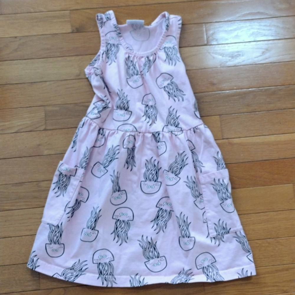 Hanna Andersson octopus 120cm6-7 pink dress
